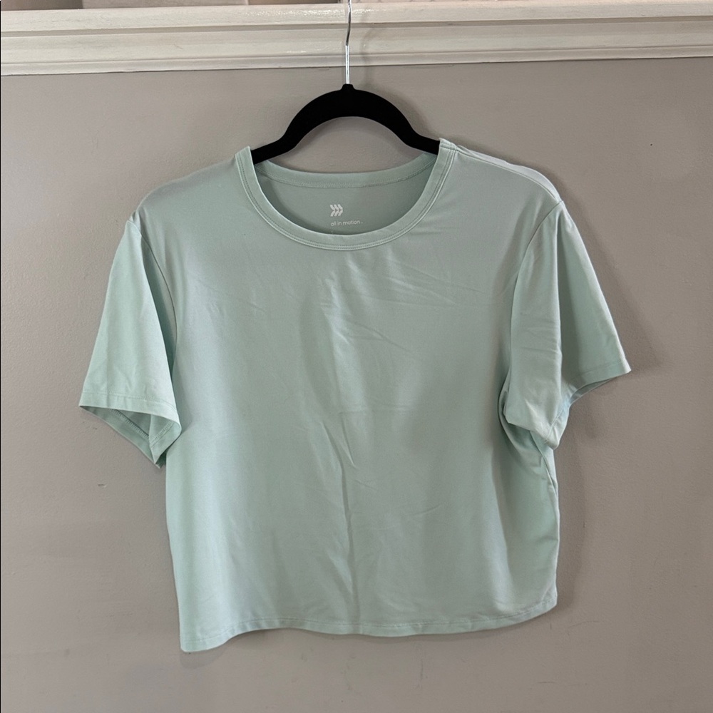 All in Motion Blue and Green Women's Short Sleeve Tees - Picture 4 of 5